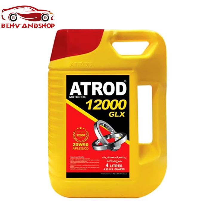 روغن موتور خودرو آترود مدل 20w-50 SG 12000 حجم 4 لیتر